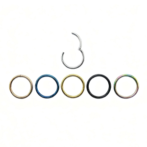 Titanium Oval Segment Ring FMN0004
